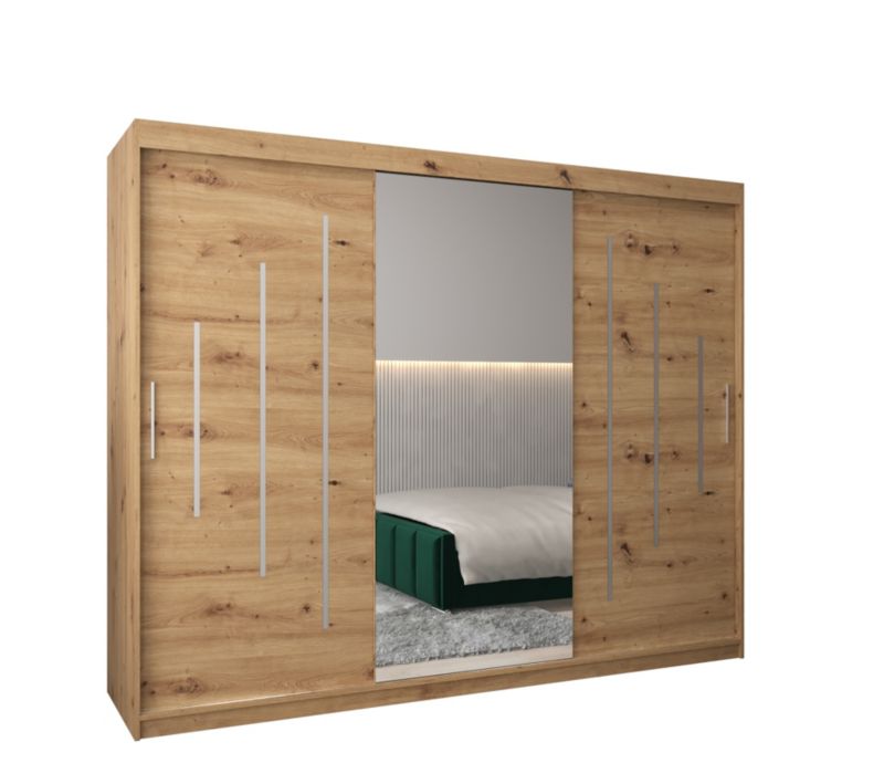 Szafa przesuwna Garderoba Abiks YORK 1 250 artisan/artisan 1 szt.