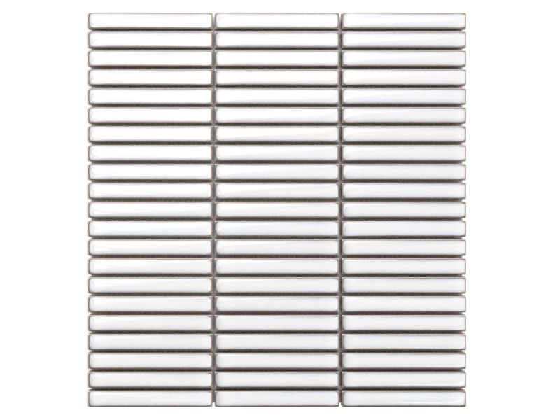 Mozaika ceramiczna Ilcom Mini Piano White Połysk 29,0 x 28,2 cm 1 szt.