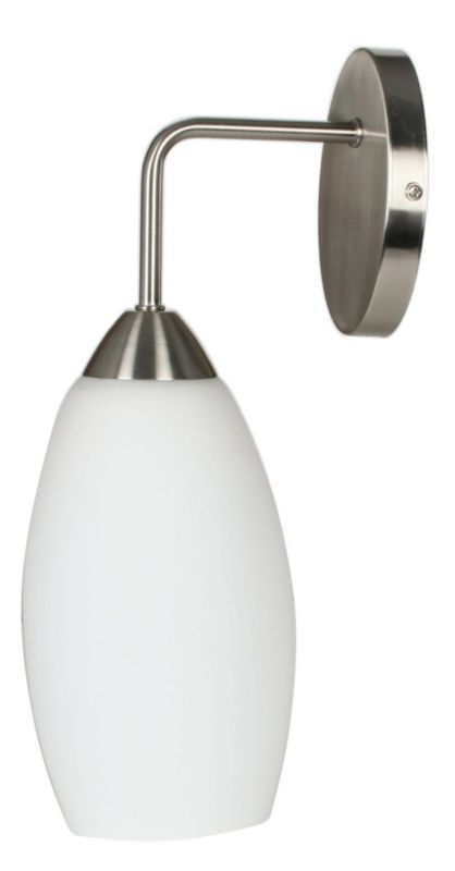 Kinkiet ścienny Candellux Modus srebrno-biały 1 x E27 x 60W IP20 wym: 30 x 7 cm - 1 szt.