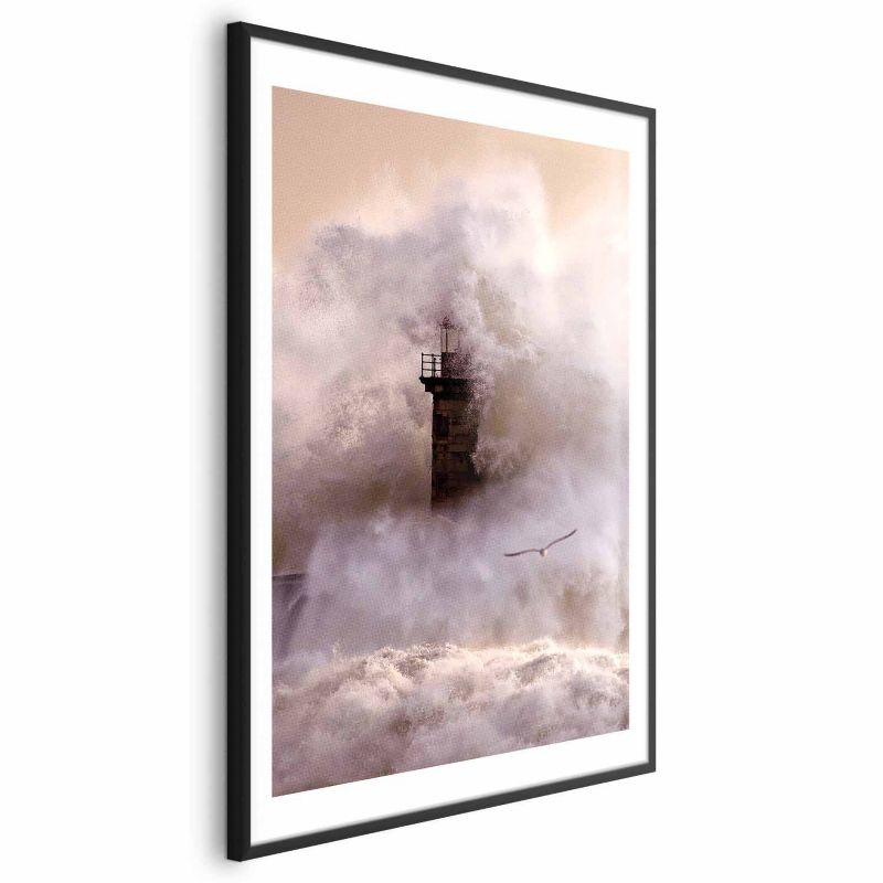 Plakat Artgeist Sztorm 21x30 cm z ramą czarną 1 szt