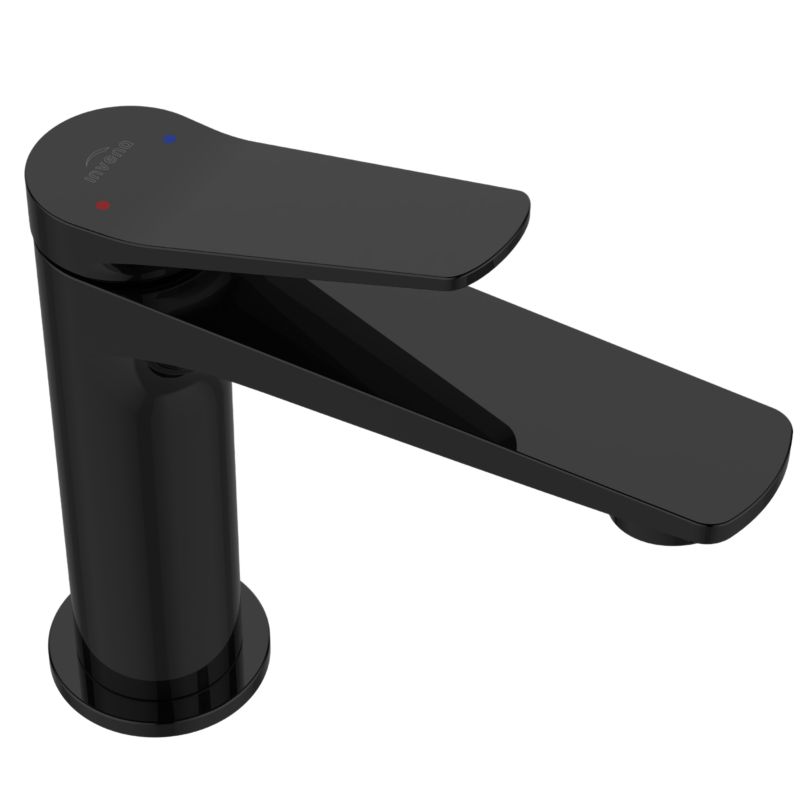 Bateria umywalkowa Invena Nestos, Czarny Połysk 1 szt.