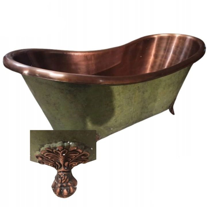 Wanna Domoshop miedziana zielona patyna 160x70x70cm 1szt