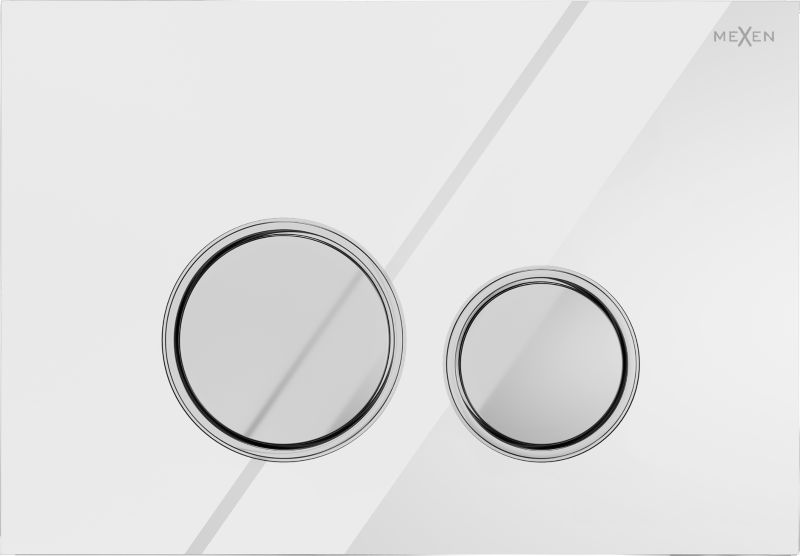 Przycisk spłukujący Mexen Fenix 06 biały 1 szt.