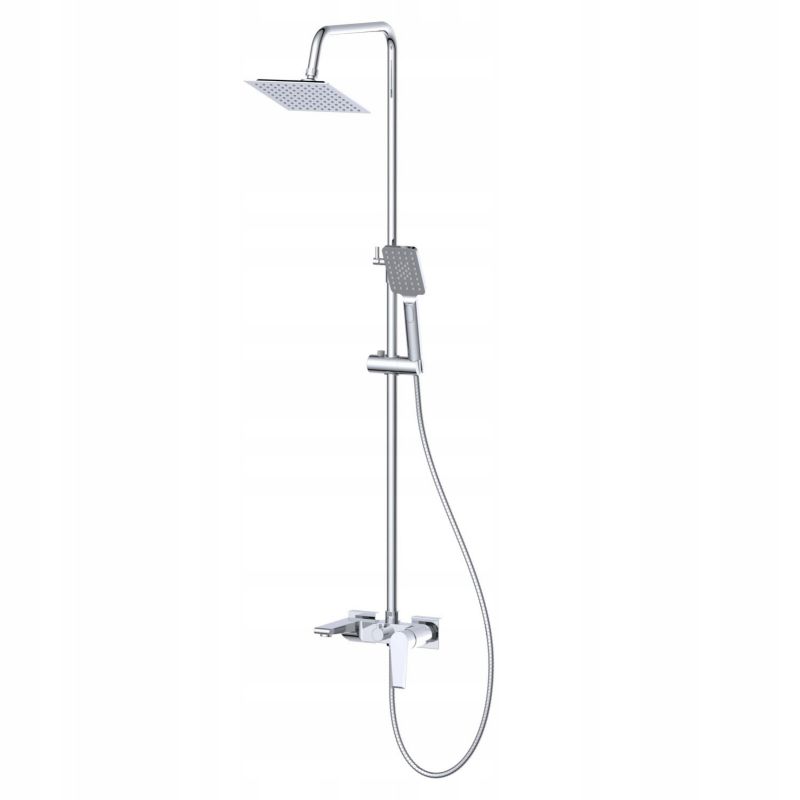 Kolumna prysznicowa Durasan Orlando zestaw bateria deszczownica i słuchawka chrom 1 szt.