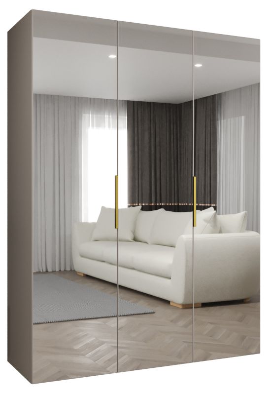 Szafa uchylna Abiks MARBELLA 3 150 wys 202 cm Kaszmir + Złoty 1 szt