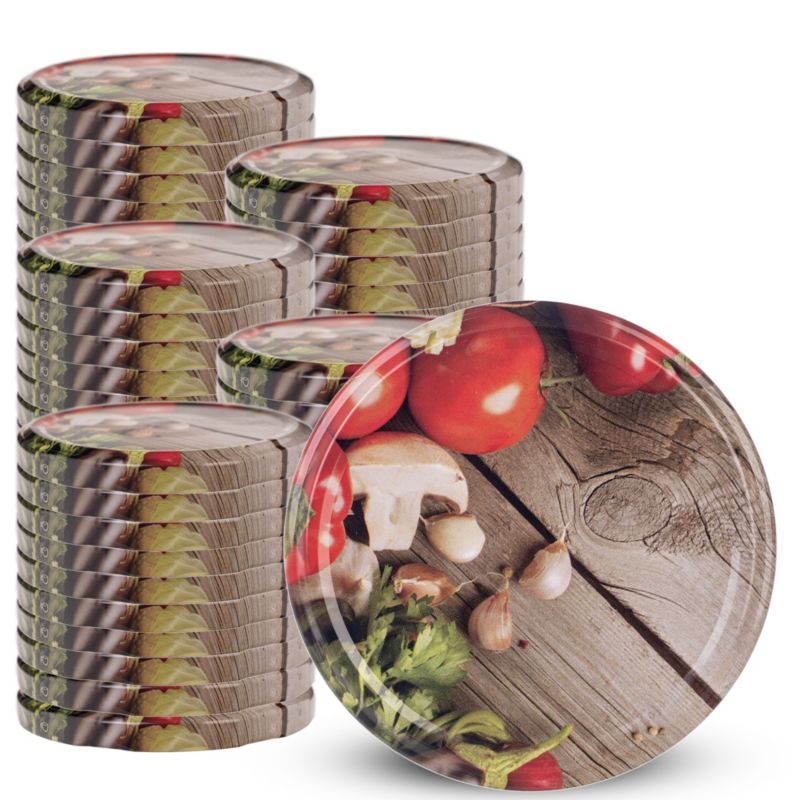 Zakrętki KADAX Do Słoików Fi 82 Nakrętki Na Słoiki Wieczka Przetwory 50szt.