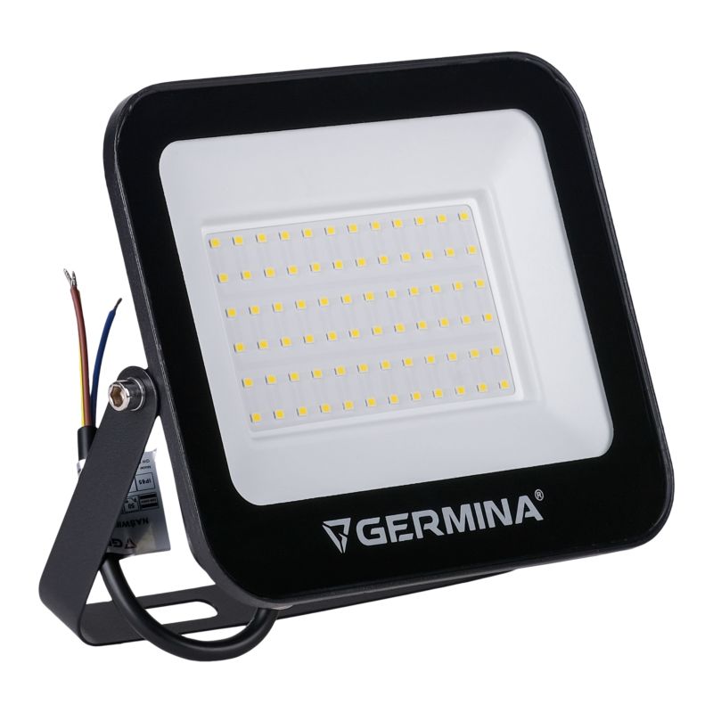 Naświetlacz LED Germina 50W lampa zewnętrzna IP65 6400k 1szt.