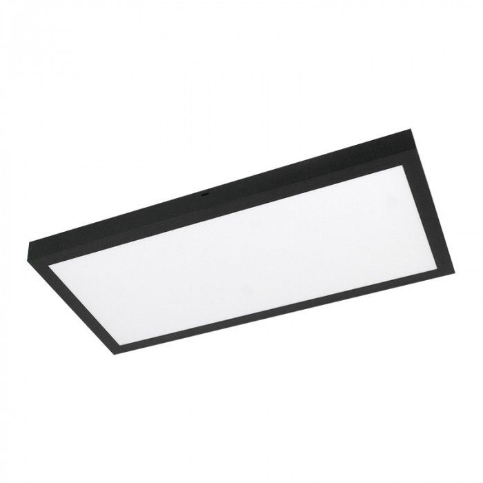 Plafon sufitowy lampa Ecolight Natynkowy czarno-biały LED 24W 4000K 1900lm IP20 wym: 3,8 x 59,5 x 29,5 cm aluminium - 1 szt.