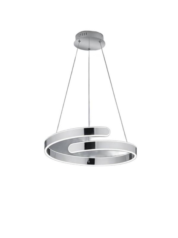 Żyrandol RL Parma srebrno-biały wym: 150 x 50 x 50 cm wbudowany LED 37W 1 szt.