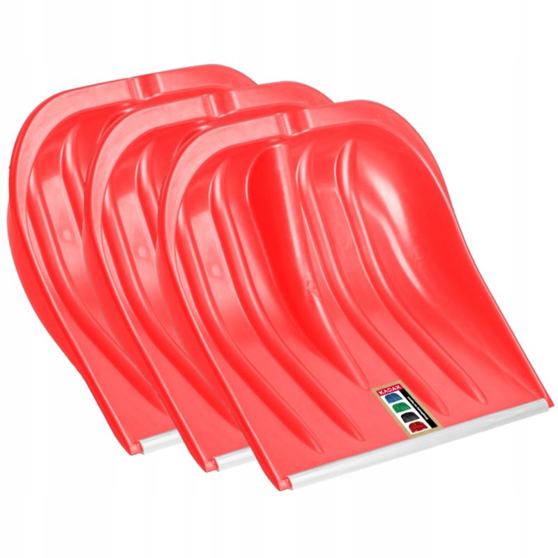 Łopata Do Śniegu KADAX 3x szufla Zgarniacz Bez Trzonka Głowica + Uchwyty 1szt.