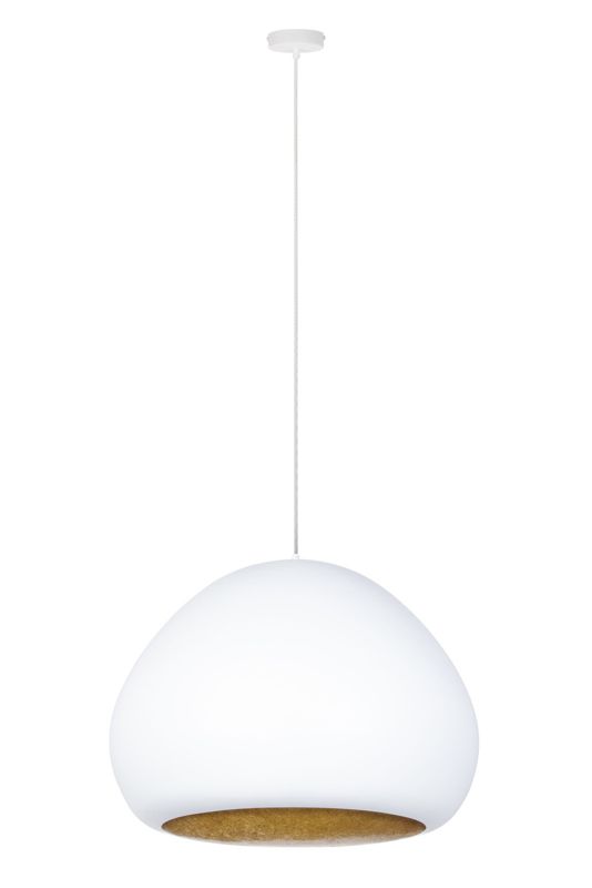 Lampa wisząca Sigma Lighting Lava 9549 biało-złota nowoczesna 1xE27 x 1 szt.