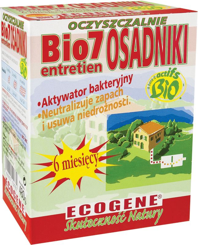 Preparat do oczyszczalni ścieków Bio7 Entretien