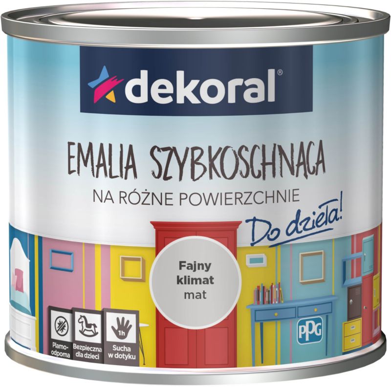 Emalia Do dzieła Dekoral fajny klimat mat 0,5 l