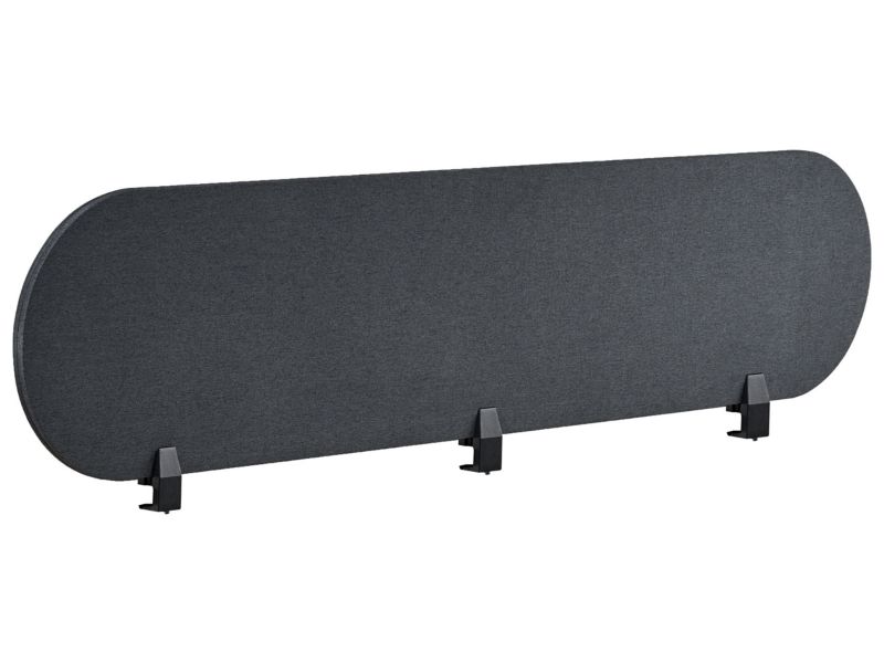 Przegroda na biurko 180 x 40 cm ciemnoszara Sparky 180 x 2 cm 1 szt.