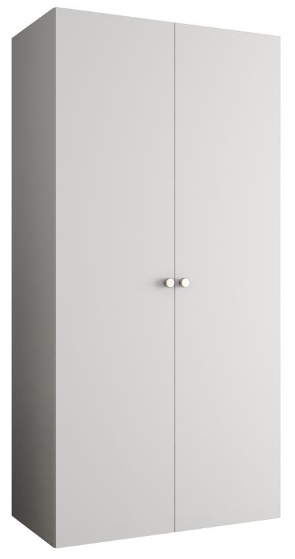 Szafa uchylna Abiks PARMA 1 100 wys. 202 cm Biały + u. Srebrny 1 szt