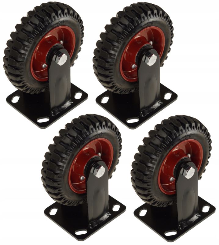 Koło Do Wózka FEINZ Pełne Platformy Stałe 160X45 Mm 150 Kg Z Łożyskiem 4 szt.