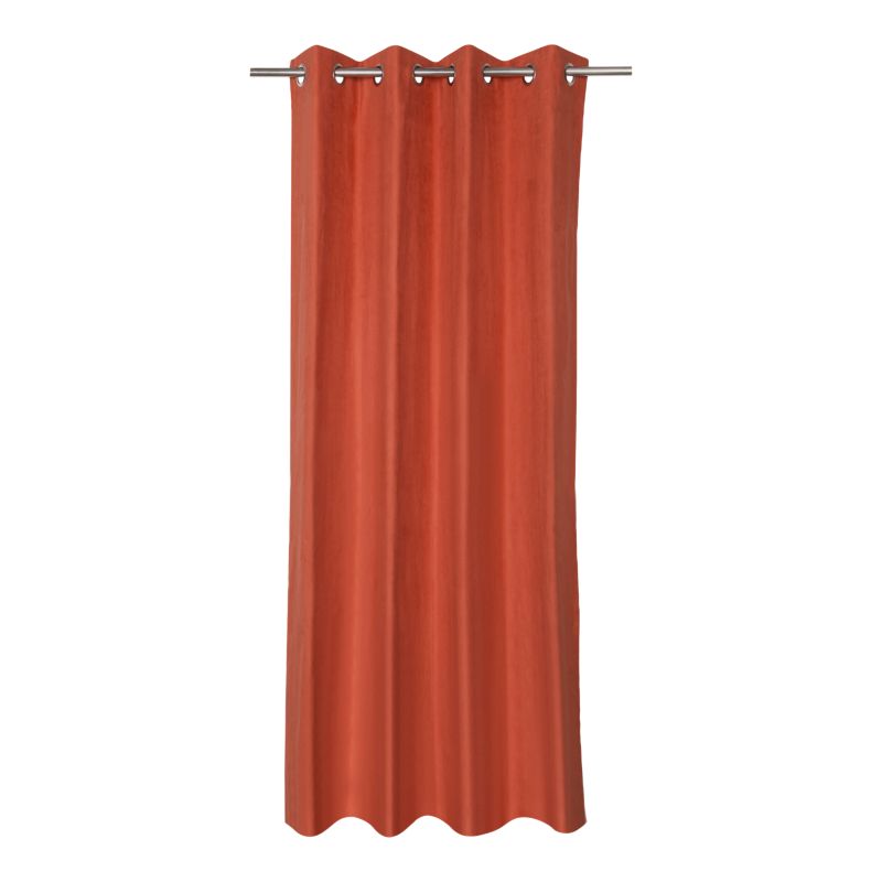 Zasłona GoodHome Komod zaciemniająca 140 x 260 cm pomarańczowa