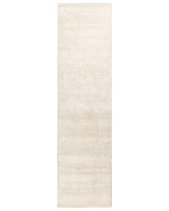Dywan z wiskozy 80 x 300 cm jasnobeżowy Gesi ii 1 szt.