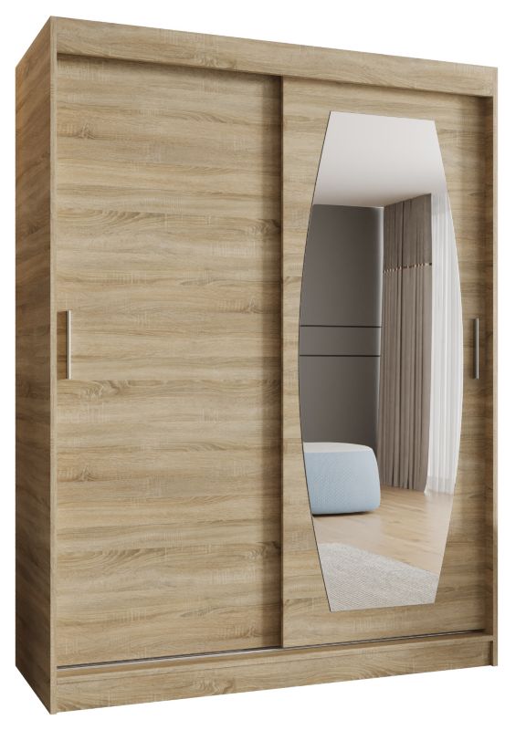 Szafa przesuwna Garderoba Abiks ROSSA 150 dąb sonoma 1szt.