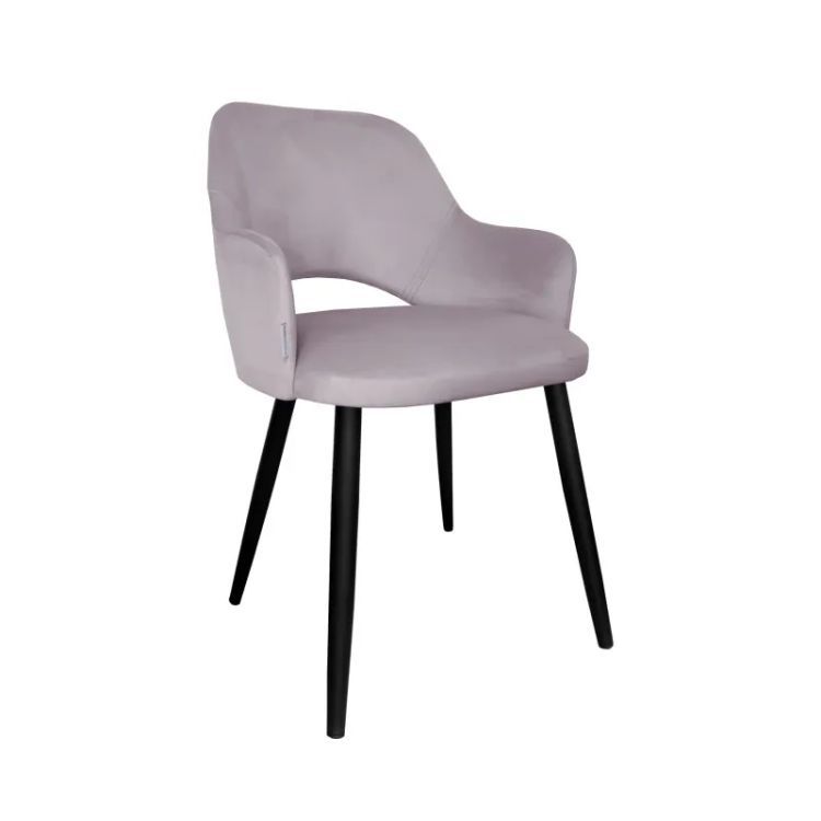 Krzesło NAPO VELVET jasno różowe ATOS 1 szt.