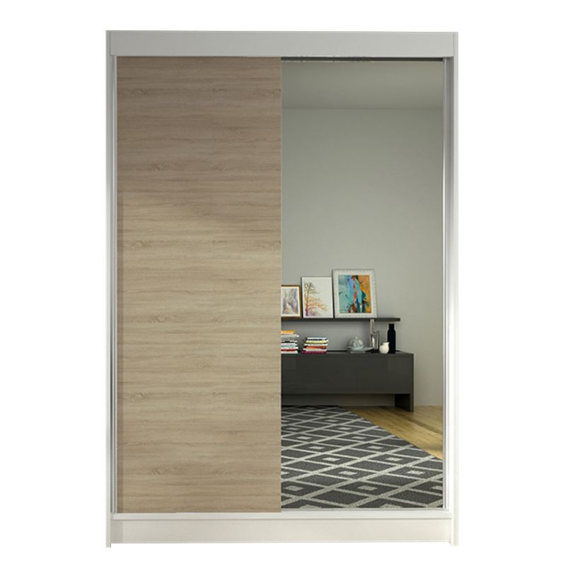 Szafa MIRJAN 24 z drzwiami przesuwnymi Lino I biały/dąb sonoma 1 szt.