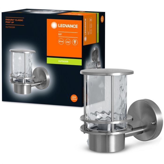 Kinkiet Ogrodowy LED Ledvance Satynowana Stal E27 1 szt.