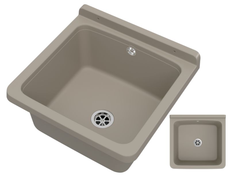 Zlew Gospodarczy Orta Granitan do Garażu, Pralni Beżowy