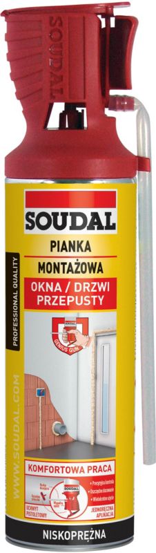 Pianka montażowa Soudal Genius Gun wężykowa 500 ml