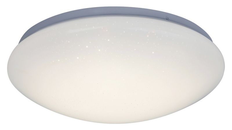 Plafon Rabalux Lucas biały LED 18W 4000K 1350lm gwiezdny efekt IP20 wym: 10,7 x 33 x 33 cm metal - 1 szt.