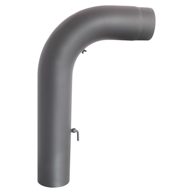 Kolano gięte Darco 150 x 90 mm z szybrem i rewizją