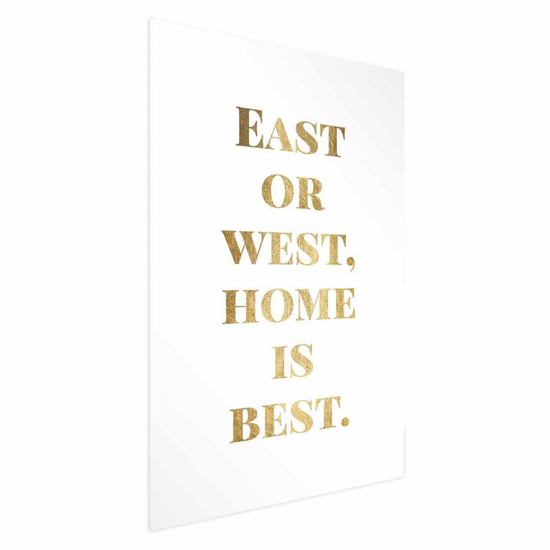 Plakat Artgeist Gold Home 60x90 cm bez ramy 1 szt