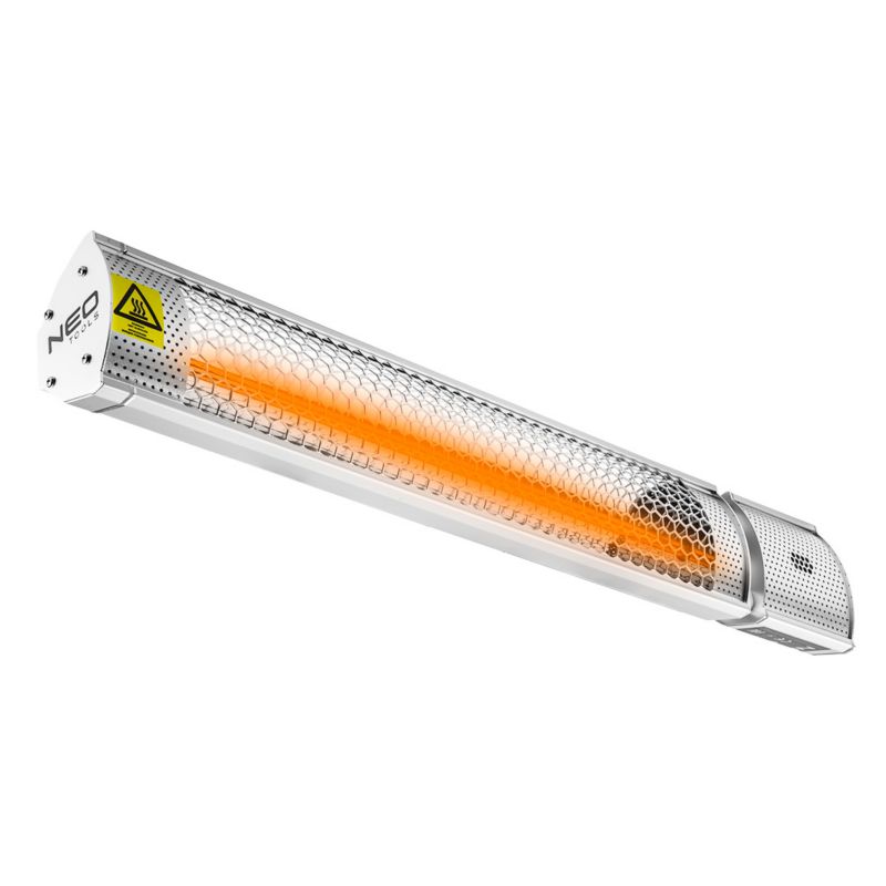 Promiennik NEO TOOLS 2000W, IP65, element grzejny golden halogen lamp, pilot, regulacja mocy 2 poziomy 1 szt