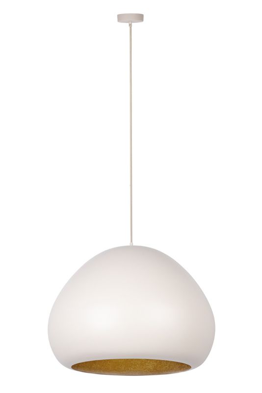 Lampa wisząca Sigma Lighting Lava 9600 beżowo-złota nowoczesna 1xE27 x 1 szt.