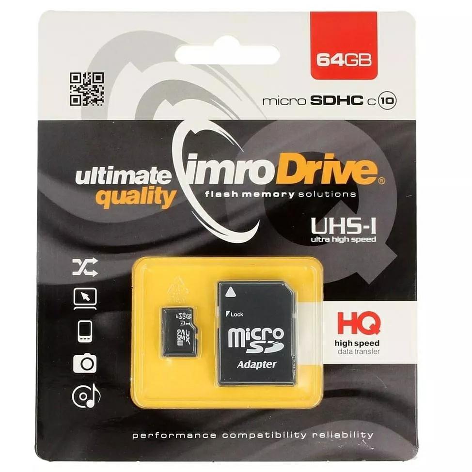 IMRO Micro SDXC 64GB class 10 UHS-1 MicroSD10/64G - Henryx24