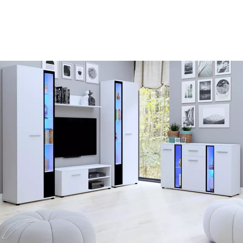 Białe meble do salonu Cube XL