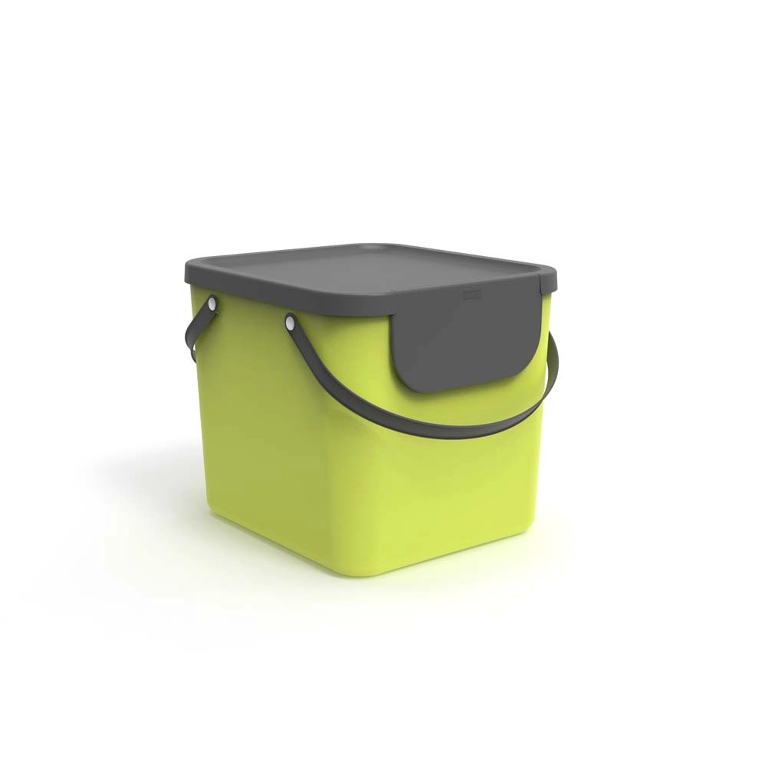 Pojemnik do segregacji ALBULA limonkowy 40 l