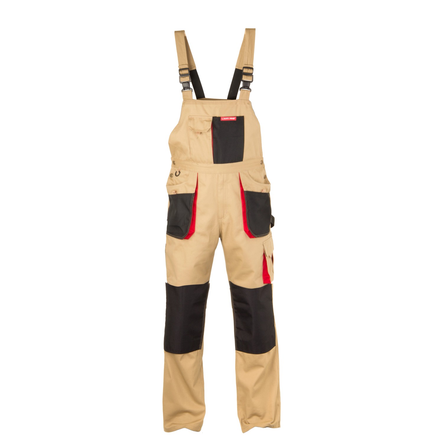 Lahti Pro Ogrodniczki beżowe bawełniane rozm. S (48)