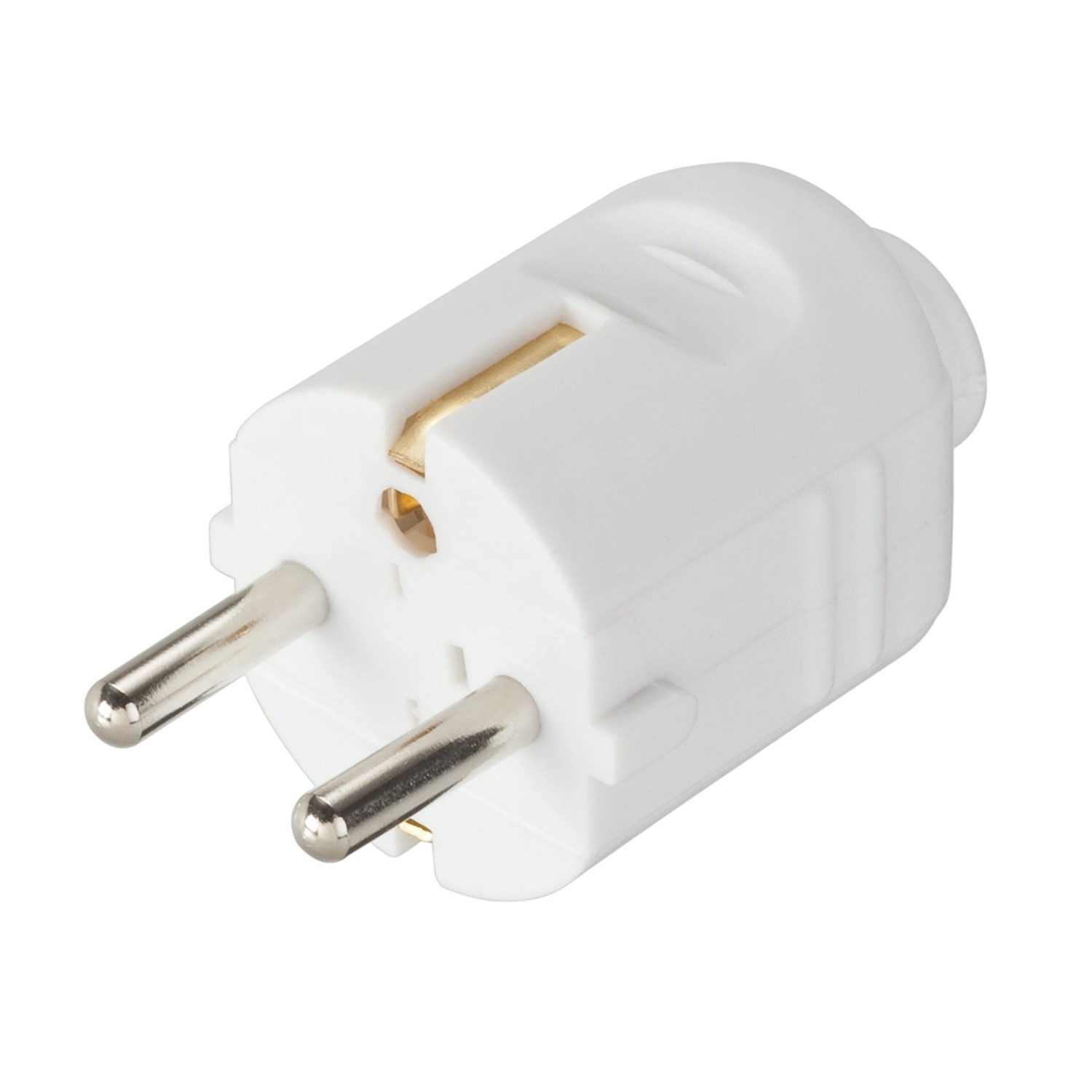 LUX Wtyczka Uni-Schuko 16A biala