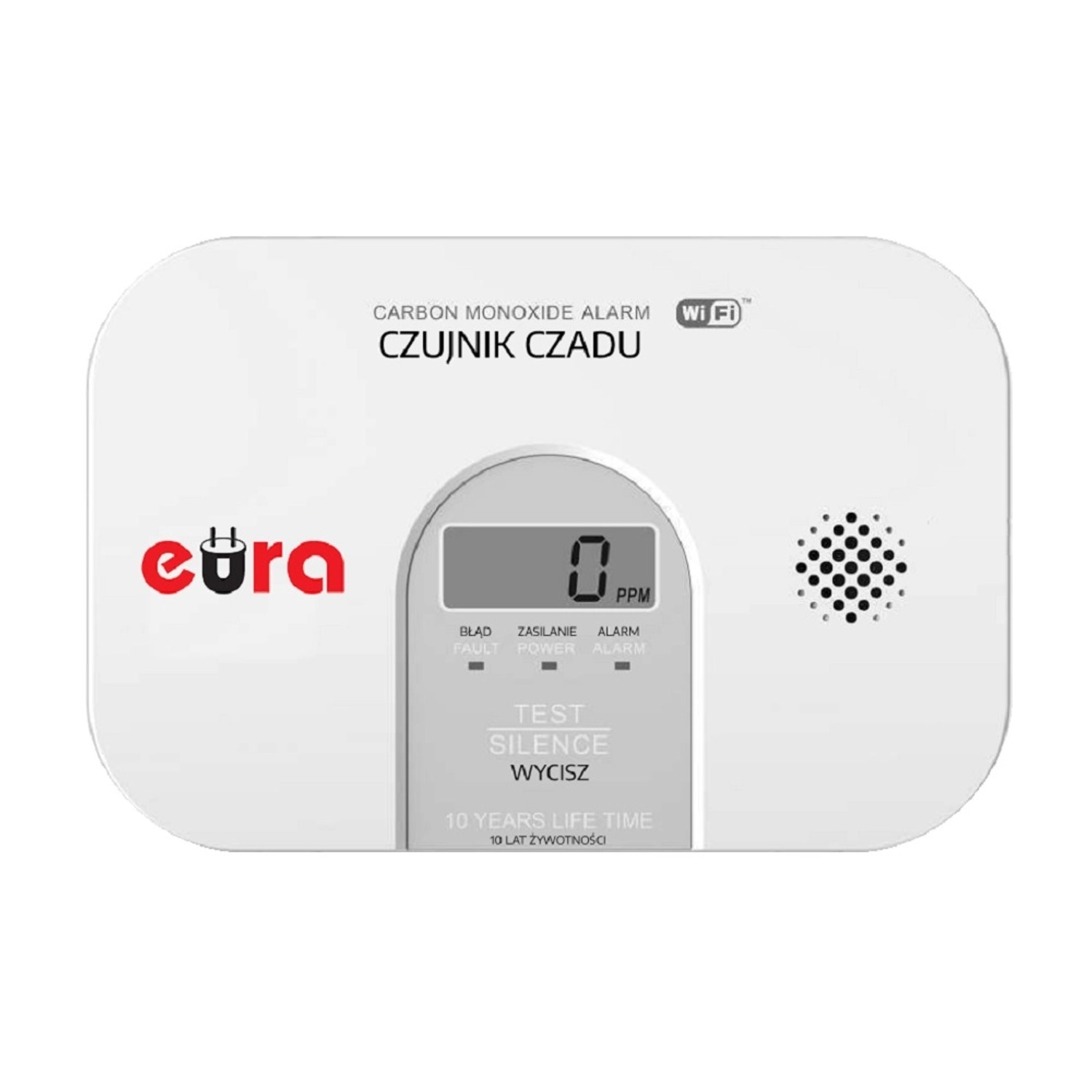 Eura Czujnik czadu WIFI TUYA bateryjny CD-53A2