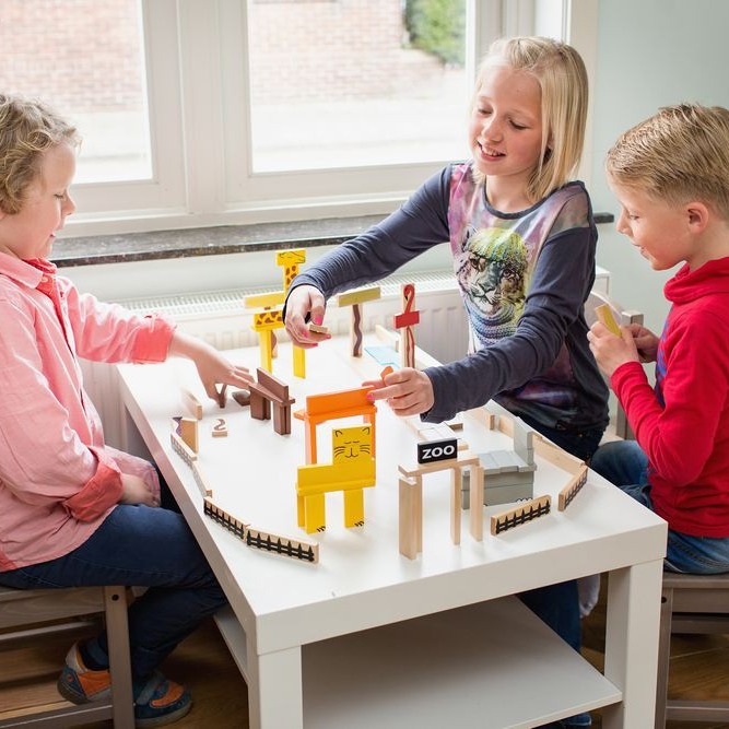 Klocki drewniane ZOO