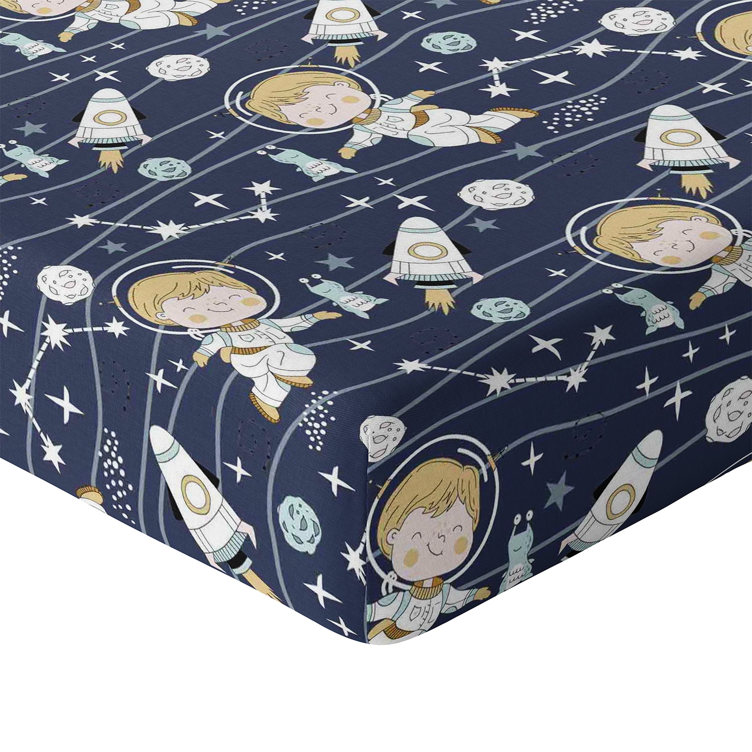 Prześcieradło bawełniane Kosmos 120x60 cm AL