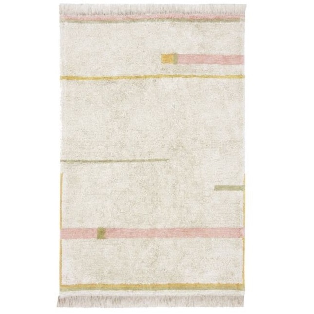 Dywan Bawełniany Lanes Vintage Nude XL 200x300cm Maxi Rugs Lorena Canals KC