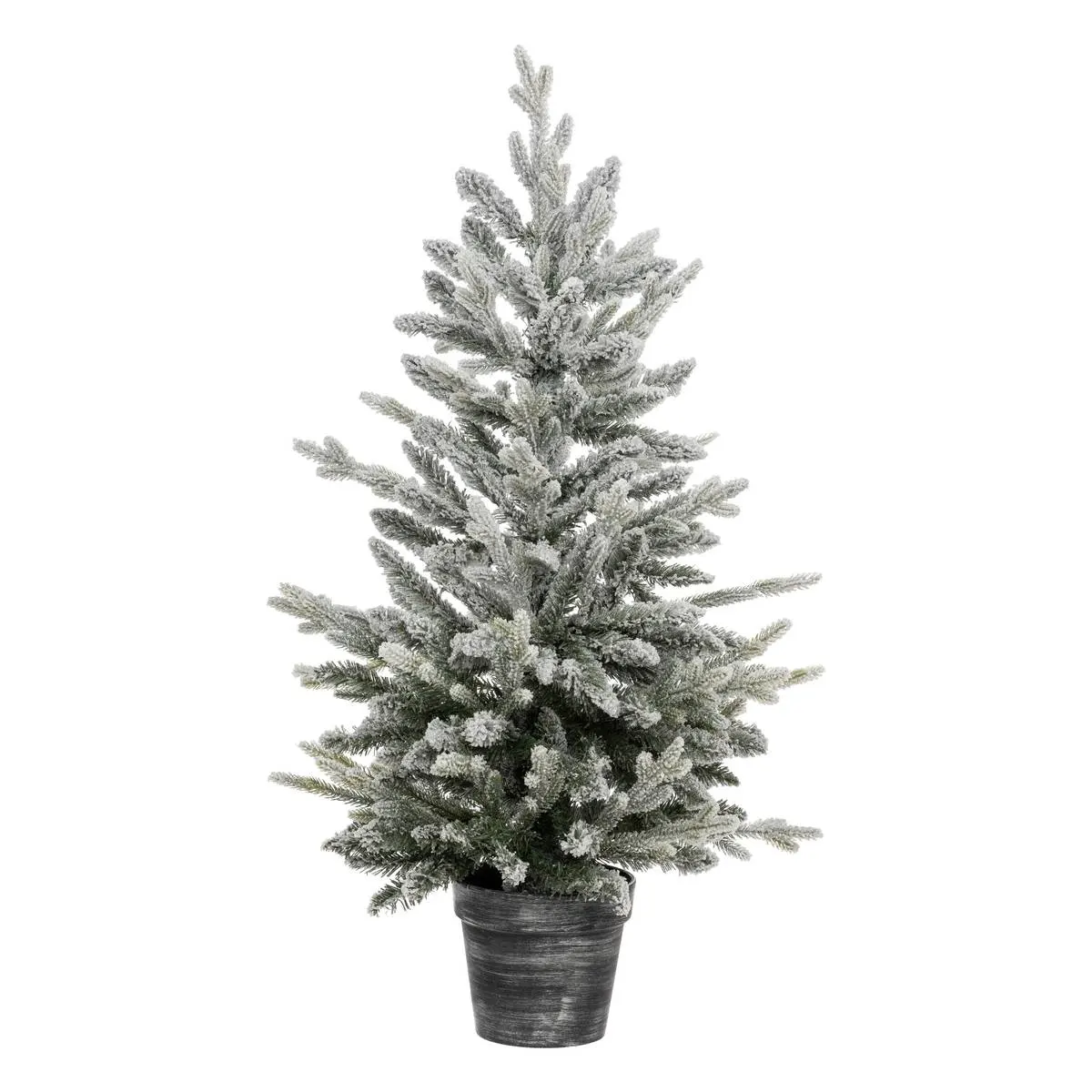 Choinka sztuczna ośnieżona z brokatem w doniczce FROSTY CHRISTMAS TREE 100 cm db