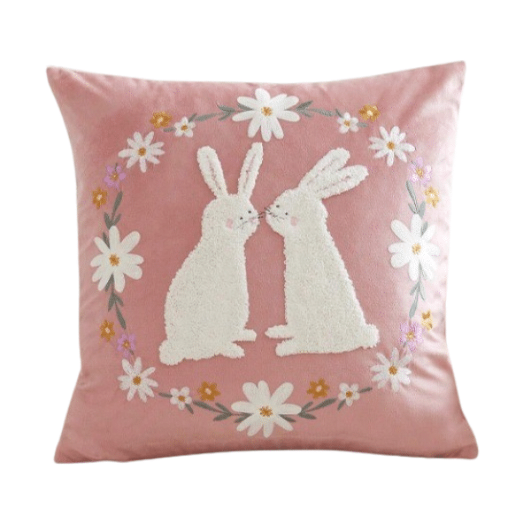 Poszewka na poduszkę cute rabbits 45x45 cm NS