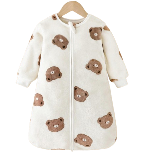 Śpiworek miękki pluszowy do spania Misie Rozmiar do Wyboru NS - L - 75cm