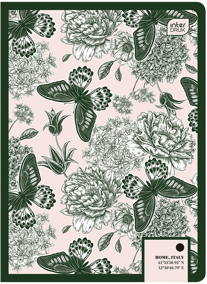 Zeszyt w kratkę Interdruk UV Girls, A5, 60 kartek, mix wzorów