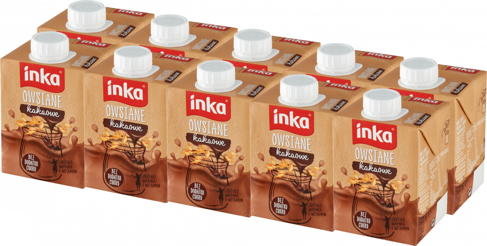 10x Napój owsiany Inka, z kakao, 0.5l
