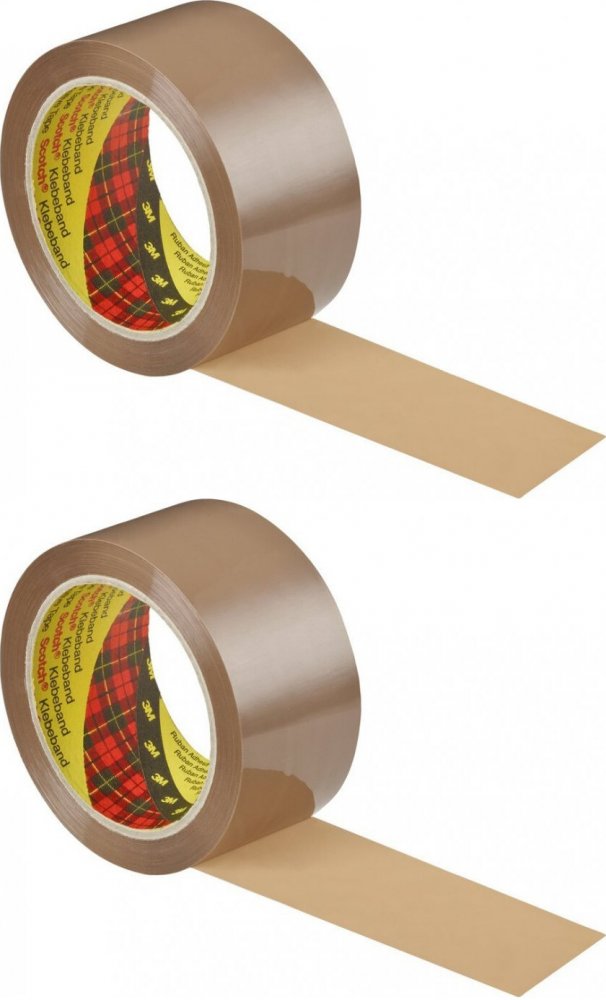 2x Taśma pakowa Scotch 309 (S5066F6), akrylowa, 50mmx66m, brązowy