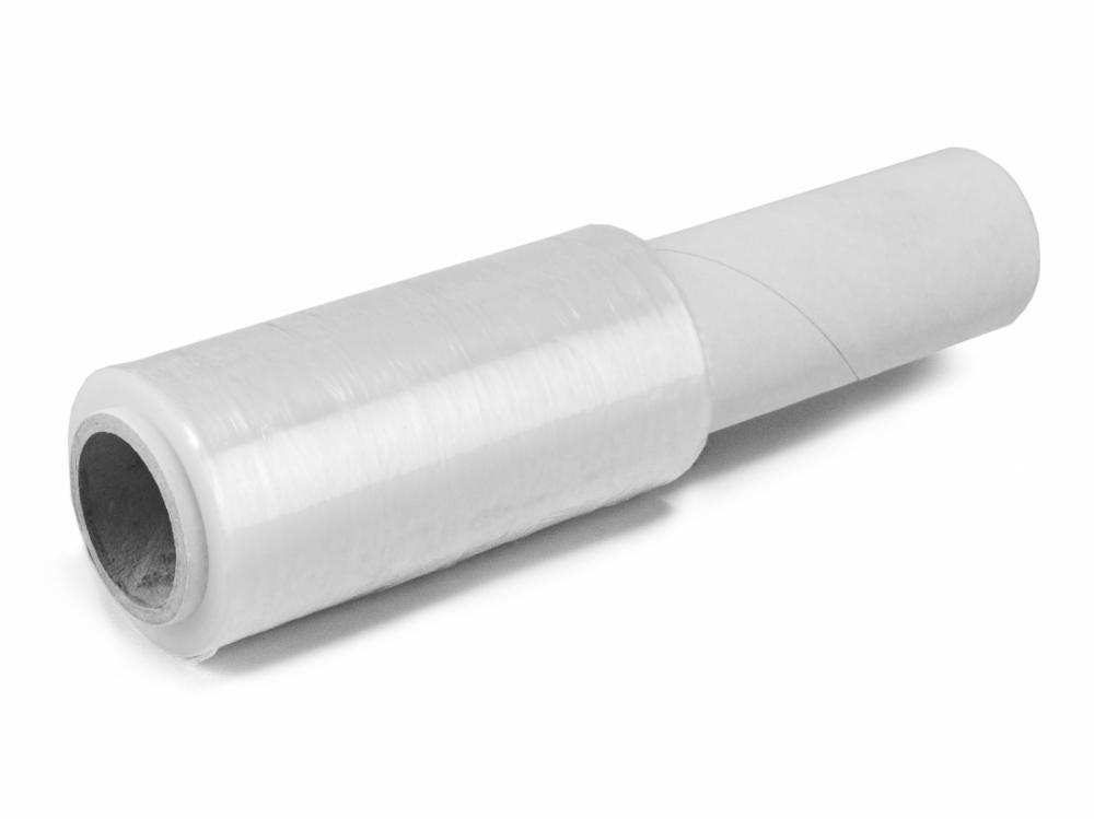 Folia stretch, z rączką, 0.1x200m, 0.4kg brutto, 20μm, przezroczysty