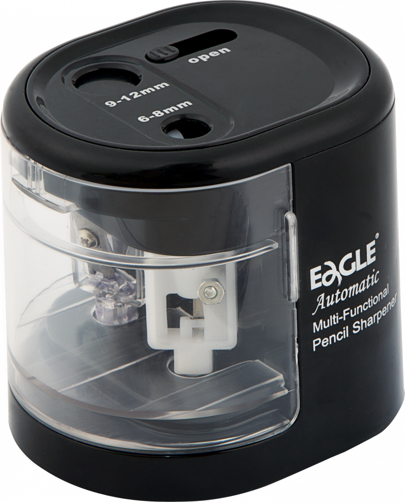 Temperówka elektryczna Eagle EG-5161,USB, 2 otwory, czarny